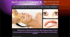 Desktop Screenshot of natural-radiance.co.uk